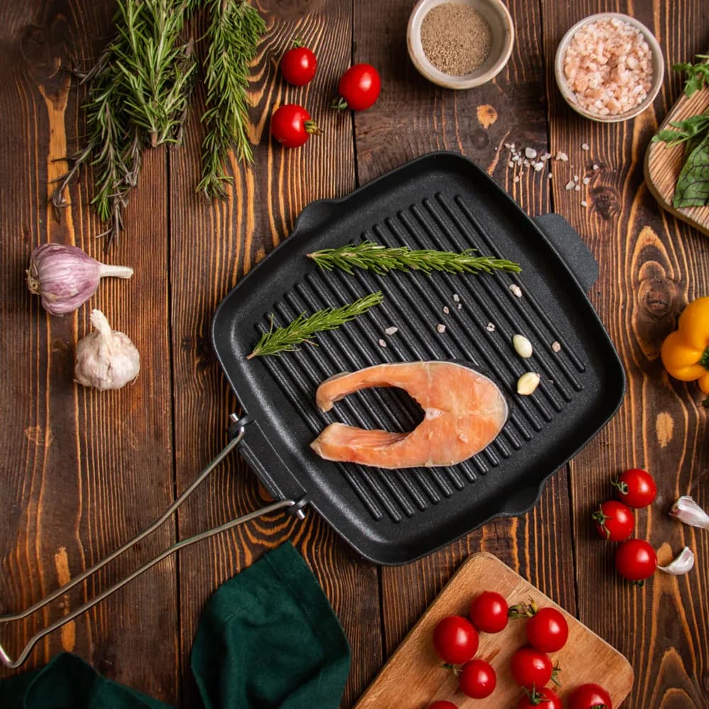 تابه گریل سایز 24 مدل مربع