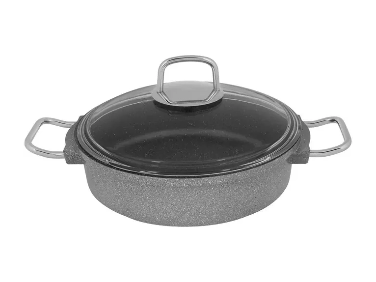 تابه دودسته مدل ان تاپ n-top-double-handled-pan-gray