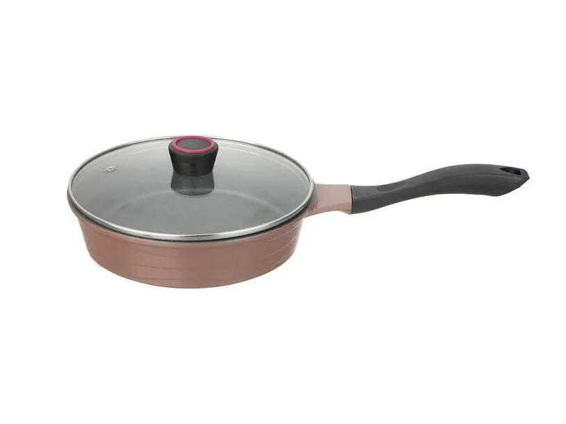 تابه تک دسته مدل ونوس بدون درب venus-single-handle-pan-without-lid-pink